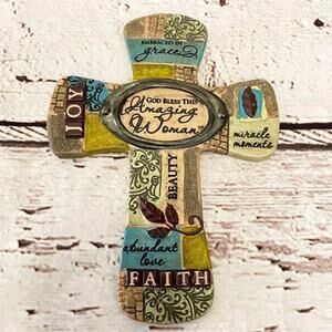 God Bless This Woman Inspirational Cross